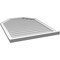 Ekena Millwork Octagonal Top Surface Mount PVC Gable Vent w/ 2"W x 2"P Brickmould Sill Frame, 32"W x 42"H GVPOT32X4203SN - alternate 4